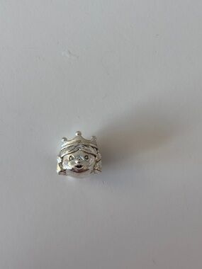 Pandora Silver Princess Crown Face Charm